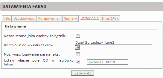 wysyłka faxów przez email